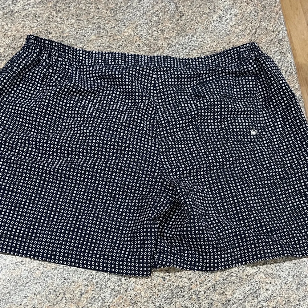 Cremieux Black Patterned Swim Shorts Size XXL
